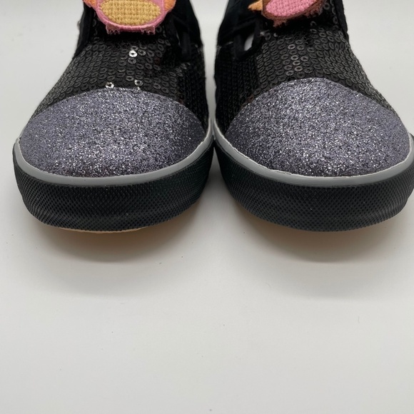 NIB dabuyu  Little Kid Girl Shoes Bedazzled Patch Hook and Loop Closure Owl. 13 - Picture 6 of 10